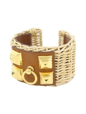 Hermes Collier de Chien Medor Picnic Bangle Bracelet